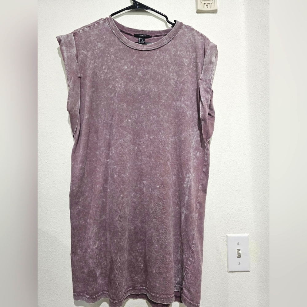 Forever 21 mineral wash mini dress